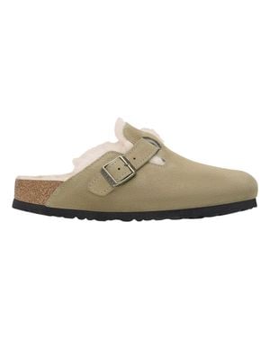 Birkenstock Boston Vl Shearling Taupe 1028289 - Gray