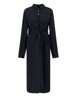 Designer Black Long Sleeve Cut Out Dresses for Women - Up to 76% off | Lyst