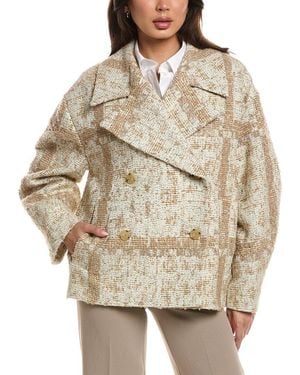 BOSS Chatur Wool-Blend Jacket - Natural