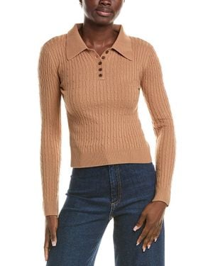 CELESTINE SEI Polo Sweater - Blue