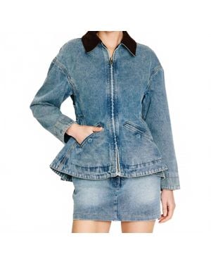 Line & Dot Mottie Denim Jacket - Blue