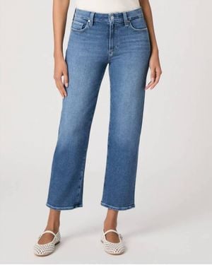 PAIGE Mason Ankle Straight Leg Jeans - Blue