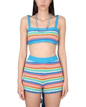 Alanui Over The Bralette - Blue