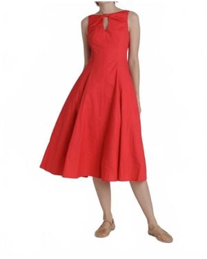 AUREUM Mylah Midi Dress - Red