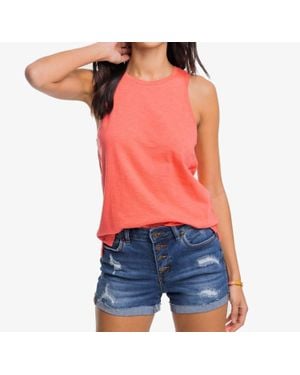 Southern Tide Avah Sun Farer Tank Top - Orange