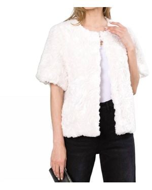 Joh Jody Faux Fur Jacket - White