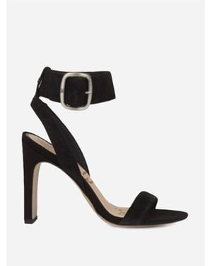 Sam Edelman Yola Suede Strap Heel - Black