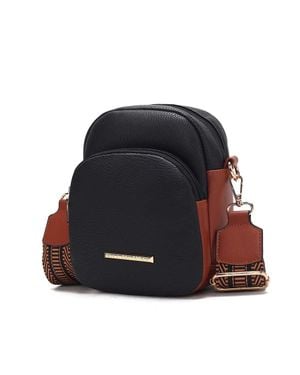 MKF Rachel Sleek Crossbody Bag By Mia K - Black