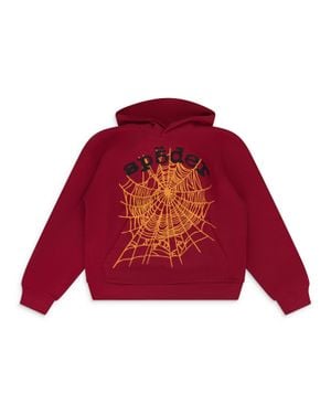 Sp5der Og Web V2 Hoodie - Red