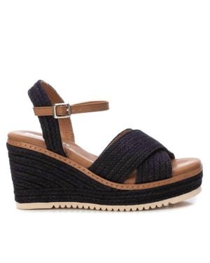 Xti Wedge Heel Sandal - Black