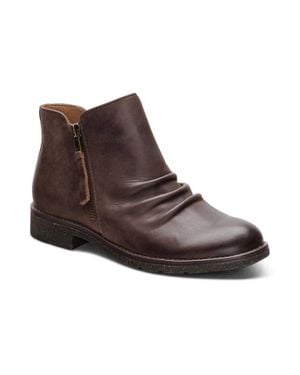 Aetrex Mila Low Ankle Boot - Brown