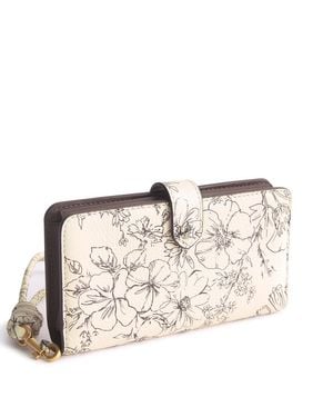 Vera Bradley Outlet Leather Phone Wristlet - Natural