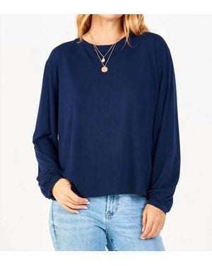 Another Love Matilda Modal Long Sleeve Tee - Blue