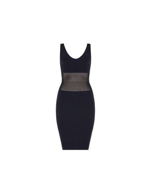 Wolford Mosaic Net Dress - Blue