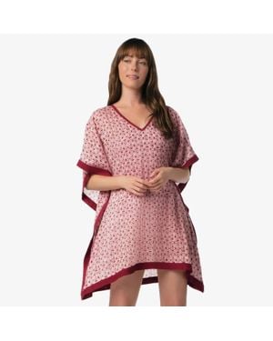 Helen Jon Short Caftan Dress - Red