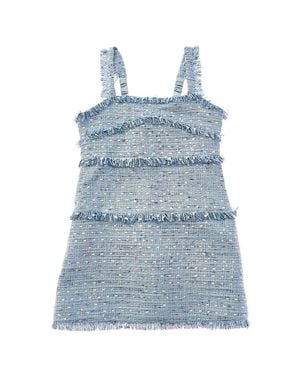 Bardot Jayde Boucle Dress - Blue