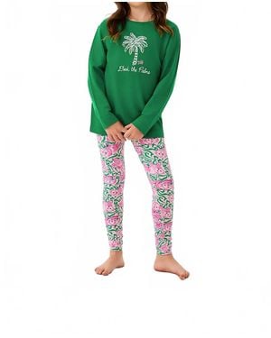 Lilly Pulitzer Girls Mini Ballad Sweatshirt - Green