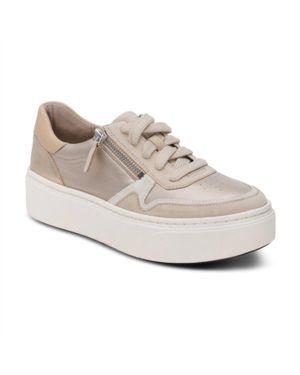 Aetrex Leigh Arch Support Platform Sneaker - White