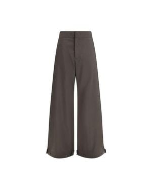 Sa Su Phi Cotton Casual Pants - Brown