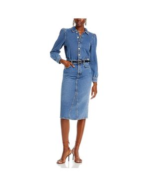 Rails Beverly Denim Midi Shirtdress - Blue