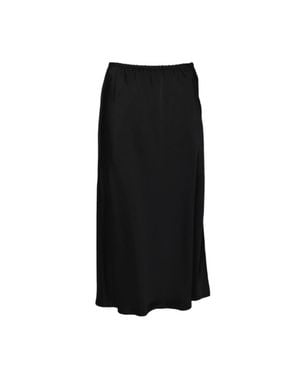 Jil Sander Viscose Skirt in Black | Lyst
