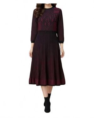 Elios Textured Knit Dress