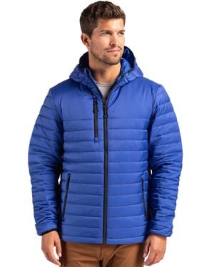 Clique Valhalla Full Zip Puffer Jacket - Blue
