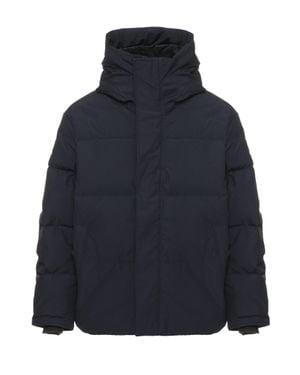 Canada Goose Padded Parka With High Neck And Fleece-Lined Pockets - Blue