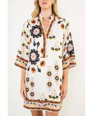 Thml Short Sleeve Dress - Natural
