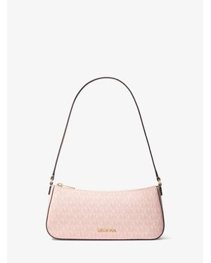 Michael Kors Outlet Sammy Small Signature Logo Pochette - Pink