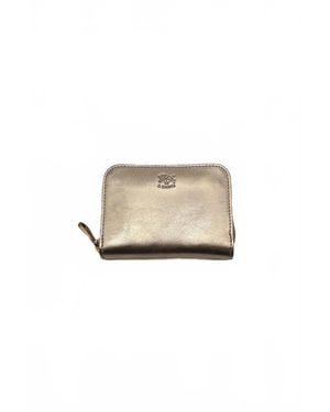 Il Bisonte Cestello Small Zip Around Wallet - Natural