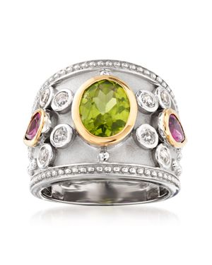 Ross-Simons Multi-Gemstone Ring - Gray