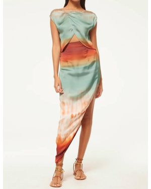 MISA Los Angles Franca Midi Skirt - Multicolor