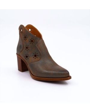 Casta Terry Bootie - Brown