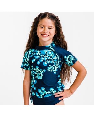 Calypsa Girl's Surfer Swim Top - Blue