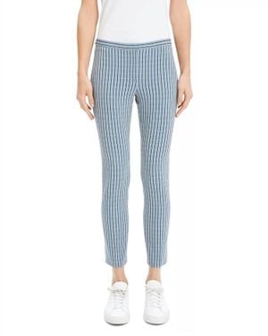Theory Screen Viscose Classic Skinny Pants - Blue