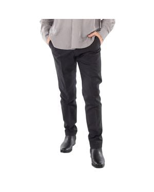Ami Paris Gris Chine Cigarette Pants - Gray