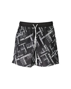 Karl Lagerfeld Polyester Swimwear - Black