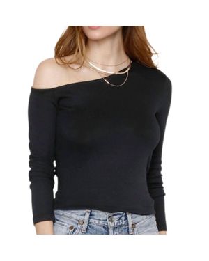 Heartloom Aimee Long Sleeve Tee - Black