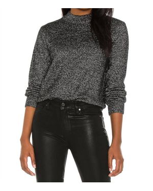 Astr Arabella Open Back Sweater - Black