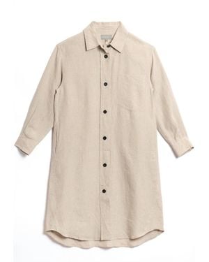 Margaret Howell Oversize Shirt Dress - Natural