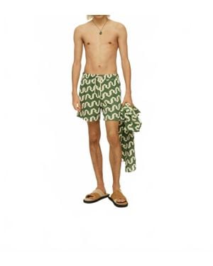 Oas Summer Net Shorts - Yellow