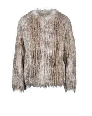 Twinset Polyester Eco Coat - Gray
