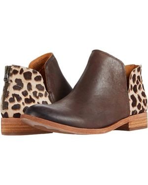 Kork-Ease Renny Leopard Booties - Brown