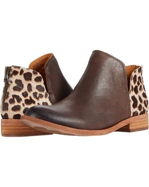 Kork-Ease Renny Leopard Booties - Brown