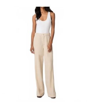 PAIGE Rumi Wide Leg Pant - Natural