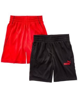 PUMA 2Pc Pack Short Set - Red