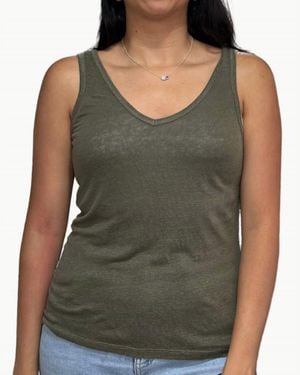 Hartford Toshio Knit Tank - Green