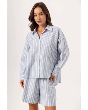Sundays Oversized Adora Shirt - Gray