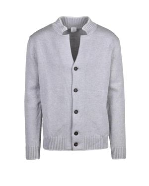 Eleventy Wool Button Cardigan - Blue